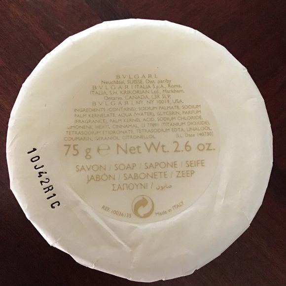 Bulgari Eau the Bleu Perfume Luxury Soap, Italy (2.6 ounces) - Picture 2 of 2